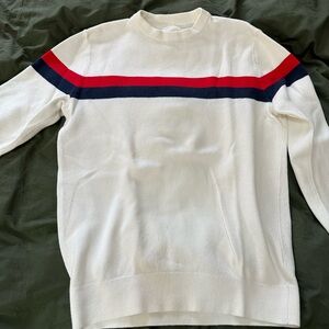 White / Cream Crewneck Sweater - H&M